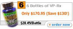 Buy 6 Bottles of VP-RX online!